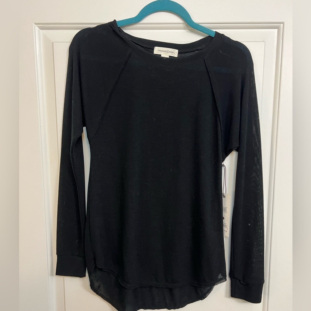Treasure & Bond |Black |Long Sleeve Shirt |Size Small |NWT